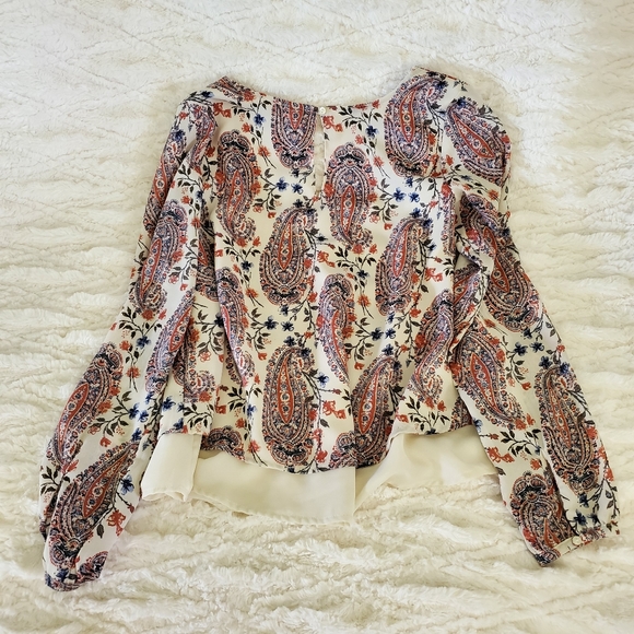 Abercrombie and Fitch boho long sleeve blouse - Picture 2 of 3